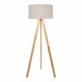 Miniatyrbillede 2 af 3: Gulvlampe EDM 32159 50 x 150 cm Træ Klæde E27