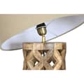 Miniatyrbild 2 av 5: Golvlampa Home ESPRIT Beige Naturell Mangoträ 220 V 41,5 x 41,5 x 158 cm