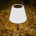 Miniatyrbild 3 av 6: Bordslampa Lumisky Lady Spike Bouffant Vit Metall