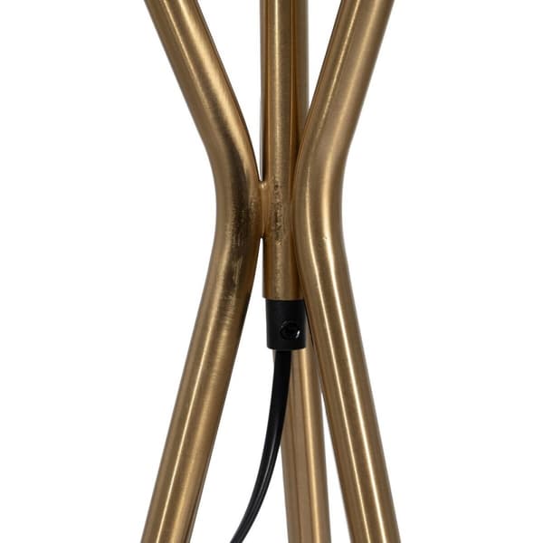 Bordslampa Vit Svart Gyllene Järn 40 W 33 x 33 x 63,5 cm