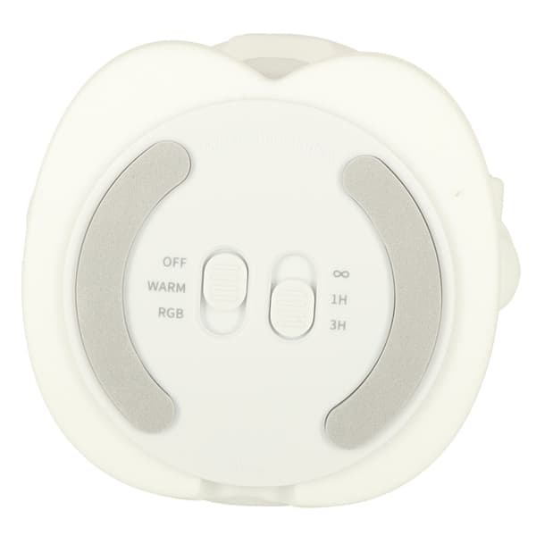 Silikone 8 LED USB natlampe til børn, hvid, astronaut