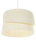 Miniatyrbillede 5 af 10: Pendellampe Beige Polyester Terylene Stof 178 cm Belysning Hængende Lys Moderne Boho Design
