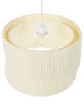 Miniatyrbillede 6 af 10: Pendellampe Beige Polyester Terylene Stof 178 cm Belysning Hængende Lys Moderne Boho Design