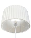 Miniatyrbillede 6 af 11: Gulvlampe Beige Hvid Polyester Terylen Jern 154 cm Tromleskærm Lys Soveværelse Stue Retro Klassisk