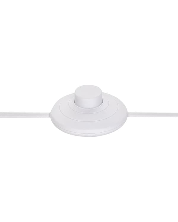 Gulvlampe Beige Hvid Polyester Terylen Jern 154 cm Tromleskærm Lys Soveværelse Stue Retro Klassisk