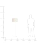 Miniatyrbillede 11 af 11: Gulvlampe Beige Hvid Polyester Terylen Jern 154 cm Tromleskærm Lys Soveværelse Stue Retro Klassisk