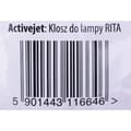 Miniatyrbillede 5 af 5: Lampe Activejet Pantalla Rita 15 cm (1 Dele)