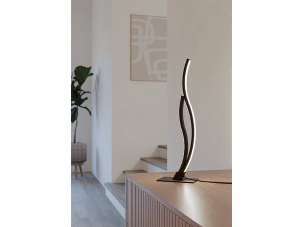 EGLO GRISOLIA BORD H455 12W 1500LM SVART/VIT