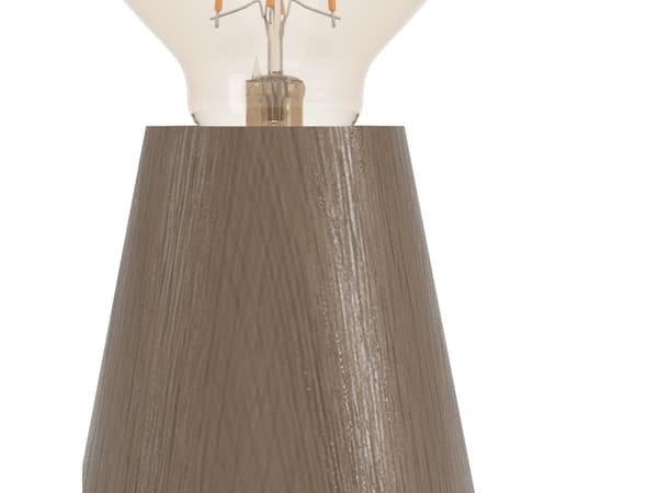 EGLO ASBY BORD H100 E27 MØRK TRÆ FSC