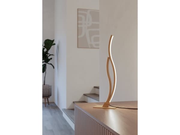 EGLO GRISOLIA BORD H455 12W 1500LM TRÄFÄRG/VIT