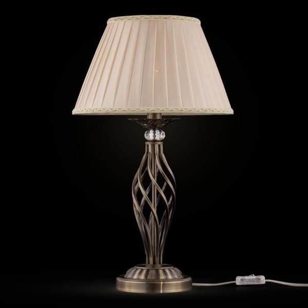 Grace Bordslampa i mässing och kristall, 1 lampa, E14
