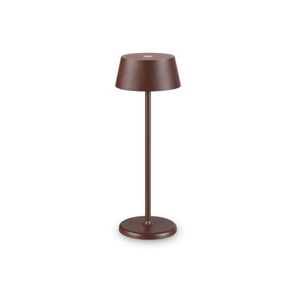 Ideal Lux PURE Integrerad LED-bordslampa Kaffebrun 230Lm 3000K IP54
