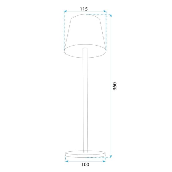 Lille lampe APP1364-T guld