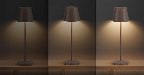 Lille lampe APP1366-T brun