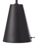 Miniatyrbilde 8 av 9: Bordlampe Svart Metall Jern ø 31 cm Kuppelformet lampeskjerm Kjegleformet lampefot Moderne stil Håndlaget Belysning Dekorasjon