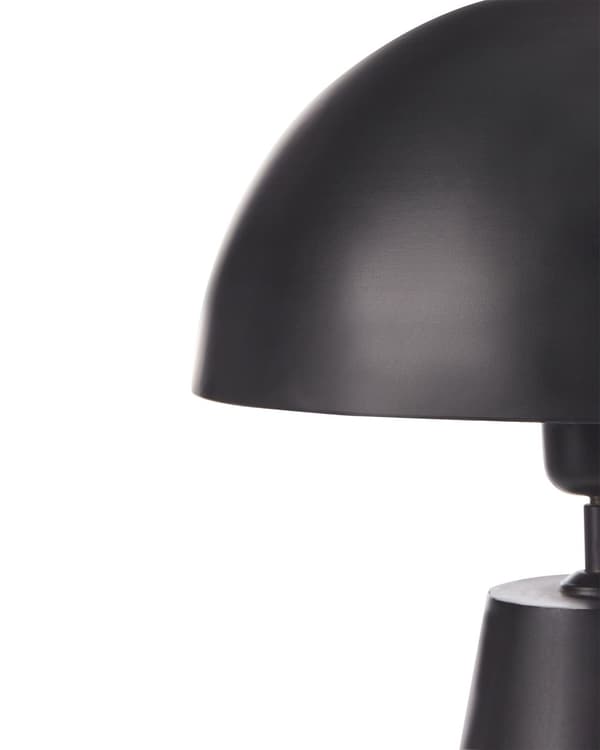 Pöytävalaisin musta rauta 31 x 31 x 48 cm käsintehty maalattu moderni minimalistinen tyyli