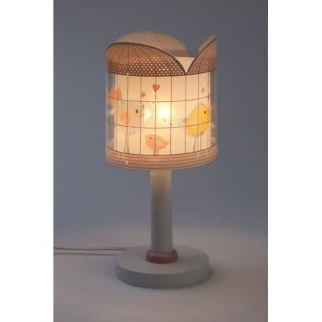 Lampe - Dalber - Små Fåglar - Rosa - 1 glödlampa - Inomhus