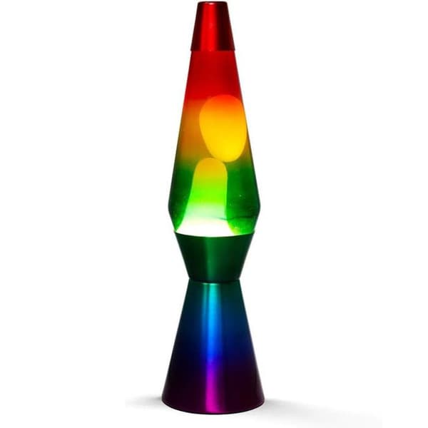 Lava Lamp - ITotal - XL1767 - 36 cm - Regnbåge - Vintage - Elektrisk