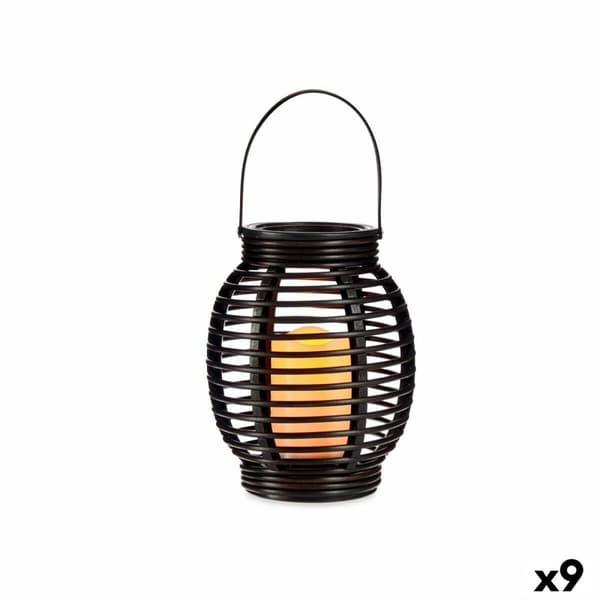 LED-lykta Ibergarden B1161 Mörkgrå Plast 16 x 20 x 16 cm (9 antal)