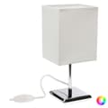 Miniatyrbild 1 av 4: Bordslampa Metall Keramik Textil (11 x 27,5 x 13 cm) - Vit