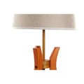 Miniatyrbild 2 av 4: Bordslampa DKD Home Decor Brun Beige Polyester Trä 220 V 50 W