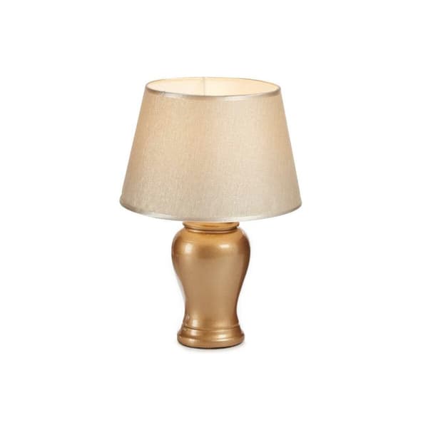 Bordslampa Keramik Gyllene (28 x 39 x 28 cm)