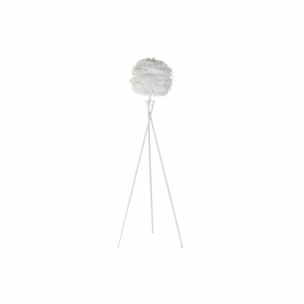 Golvlampa DKD Home Decor Metall Vit Fjäder (40 x 40 x 150 cm) Vit