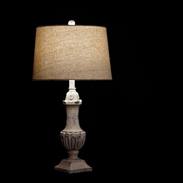 Bordslampa DKD Home Decor Kräm Harts 220 V 60 W 38 x 38 x 73 cm