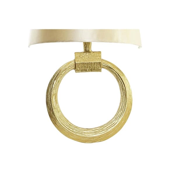 Vägglampa DKD Home Decor Gyllene Polyester Aluminium 220 V 50 W Modern (36 x 16 x 60 cm)