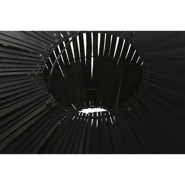 Lampskärm Home ESPRIT Svart Bambu 80 x 80 x 30 cm