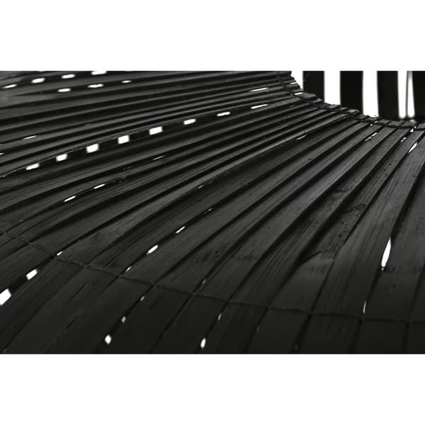 Lampskärm Home ESPRIT Svart Bambu 80 x 80 x 30 cm