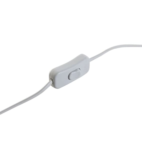 Bordslampa Home ESPRIT Vit Papper Järn 50 W 220 V 30 x 30 x 53 cm