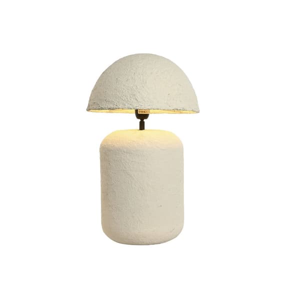 Bordslampa Home ESPRIT Vit Papper Järn 50 W 220 V 30 x 30 x 53 cm
