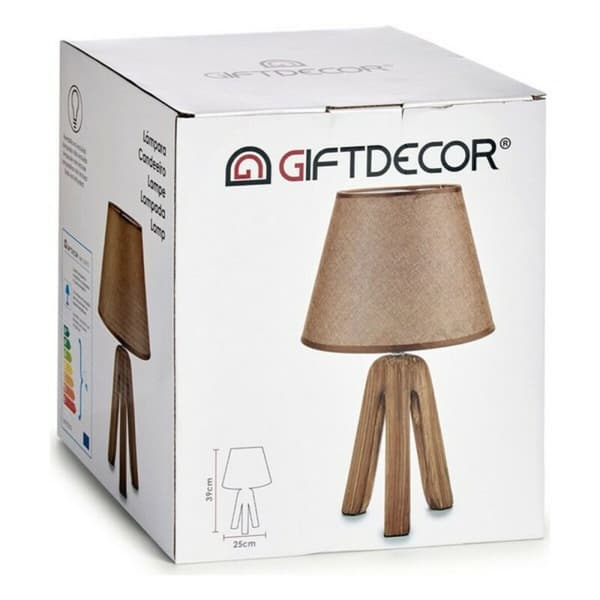 Bordlampe Keramikk 25 x 39 x 25 cm - Grå