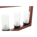 Miniatyrbillede 4 af 5: Loftslampe DKD Home Decor Brun Aluminium Krystal (52 x 6 x 26 cm)