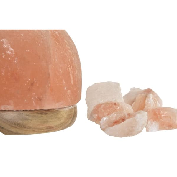 Lysdekoration DKD Home Decor Salt Orange 15 W 16 x 16 x 18 cm
