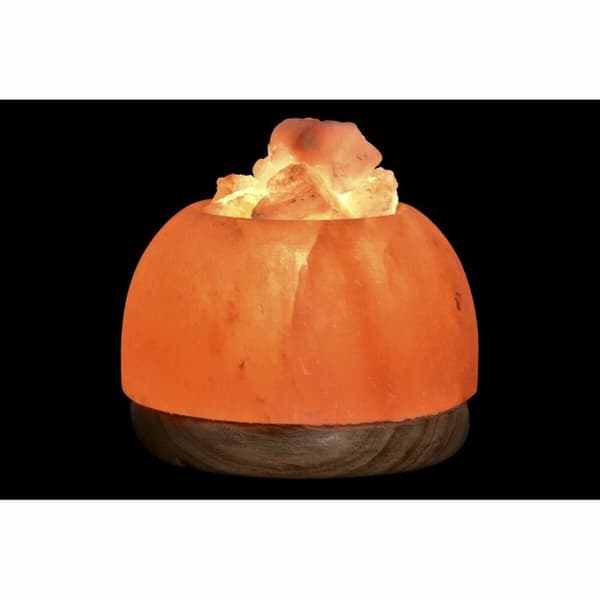 Lysdekoration DKD Home Decor Salt Orange 15 W 16 x 16 x 18 cm