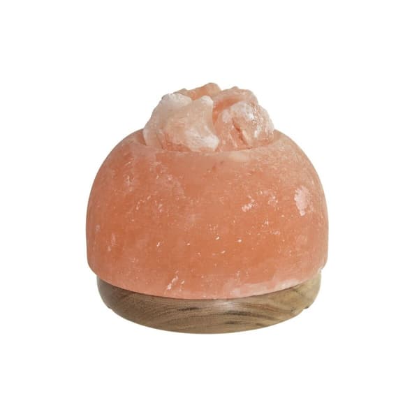 Lysdekoration DKD Home Decor Salt Orange 15 W 16 x 16 x 18 cm
