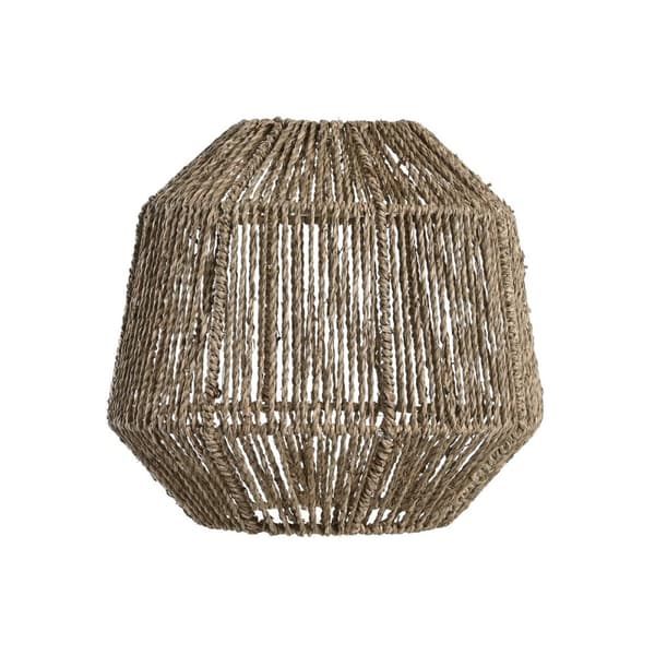 Lampeskærm DKD Home Decor 30 x 30 x 28 cm Natur Havgræs