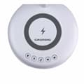 Miniatyrbillede 2 af 6: LED-lampe med højttaler og trådløs oplader Grundig Hvid 15 W 76 Lm Ø 12 x 34 cm Plastik 3-i-1