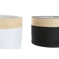 Miniatyrbilde 3 av 3: Taklys DKD Home Decor Hvit Svart Flerfarget Sølv Naturell Metall 50 W Scandi 220 V 30 x 40 cm 38 x 38 x 25 cm (2 enheter)