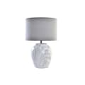 Miniatyrbilde 1 av 5: Bordlampe DKD Home Decor Læret Keramikk Grå Hvit (38 x 38 x 58 cm)