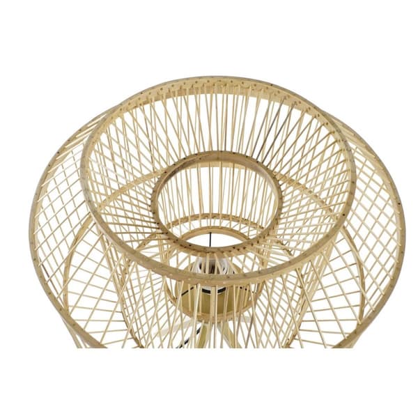 Lampeskjerm DKD Home Decor Naturell Bambus 40 x 40 x 28 cm