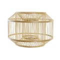 Miniatyrbilde 1 av 4: Lampeskjerm DKD Home Decor Naturell Bambus 40 x 40 x 28 cm