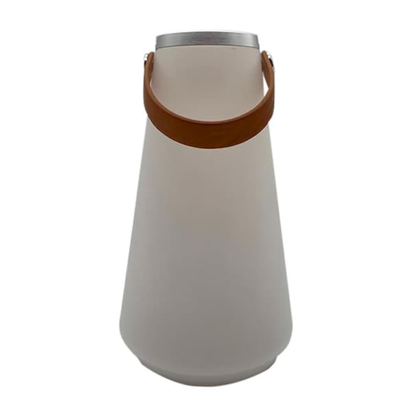 Bordlampe DKD Home Decor Hvit Brun 13,5 x 13,5 x 23 cm