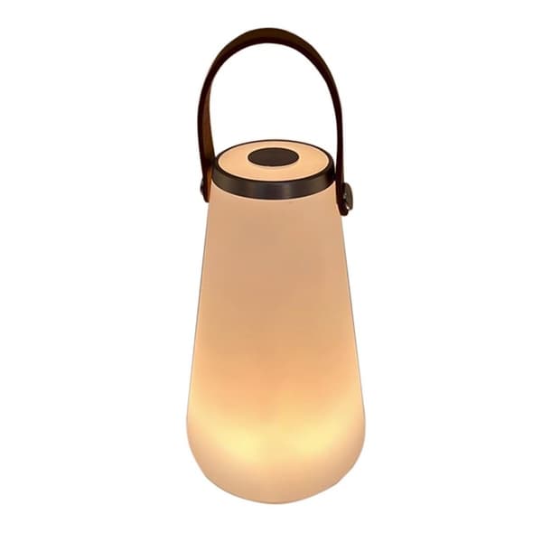 Bordlampe DKD Home Decor Hvit Brun 13,5 x 13,5 x 23 cm