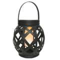 Miniatyrbilde 1 av 2: LED-lykt Lumineo 898198 5 Lm Ø 14,5 x 16 cm Solar Flammeeffekt