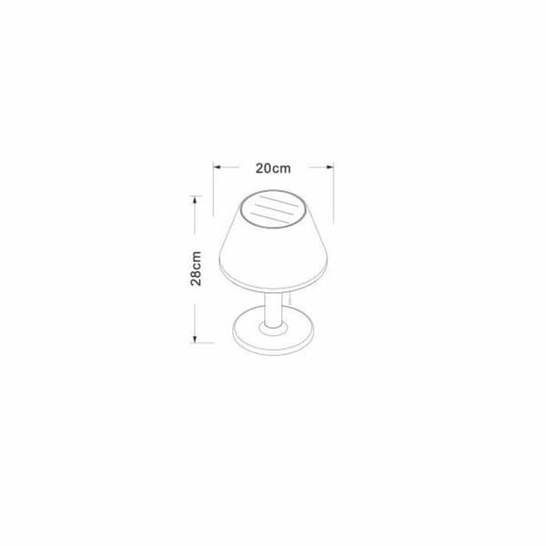 Solcellelampe Galix G2 Bevegelsesdetektor Hvit 1,2 w 100 Lm
