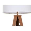 Miniatyrbilde 2 av 4: Gulvlampe Home ESPRIT Brun Tre Metall Aluminium 40 x 40 x 153 cm (3 Deler)