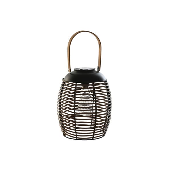 Auringonottolamppu DKD Home Decor Ruskea Musta Bambu Rottinki 22 x 22 x 39 cm